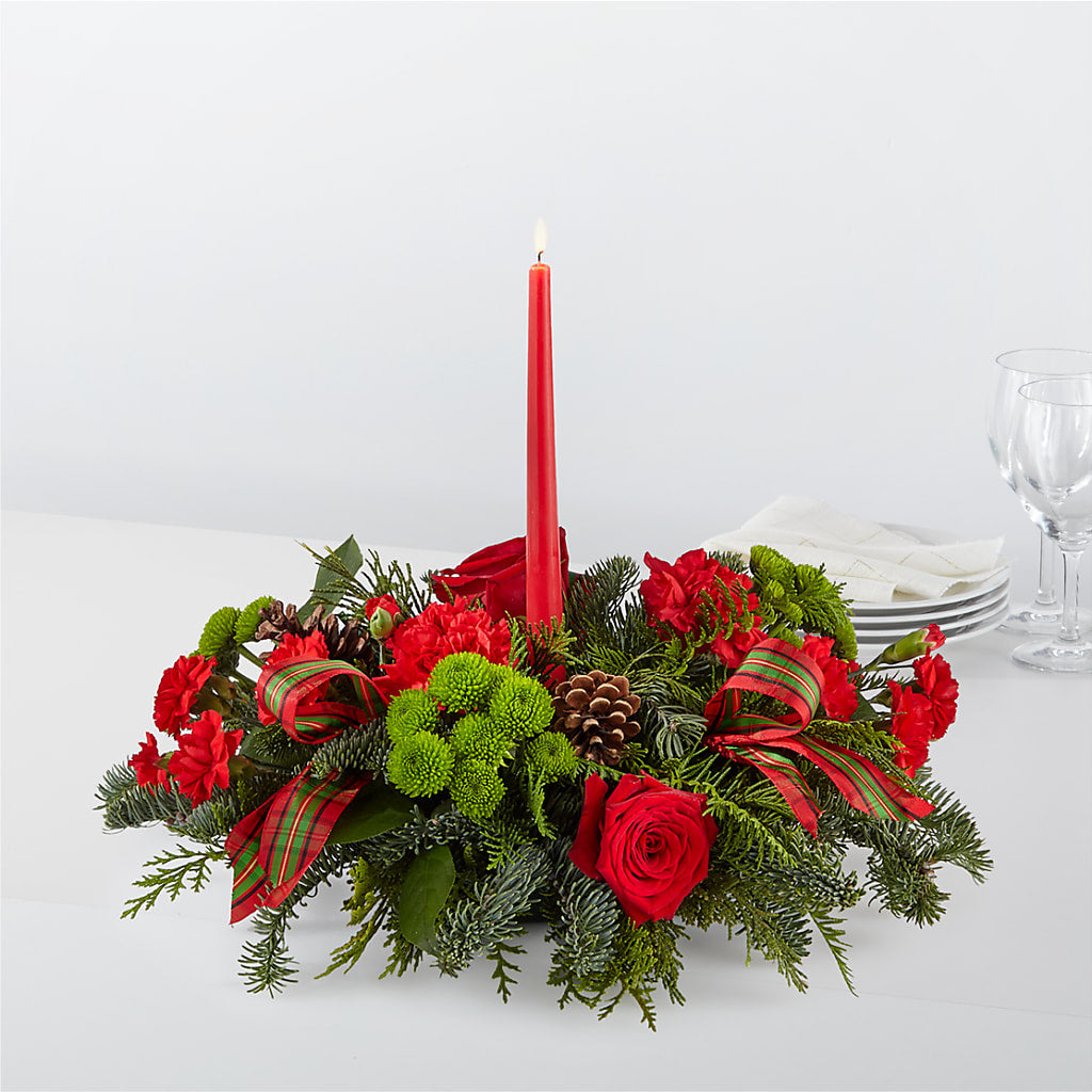 By the Candlelight Centerpiece – Sweet As Can Bee Florals, Baltimore MD