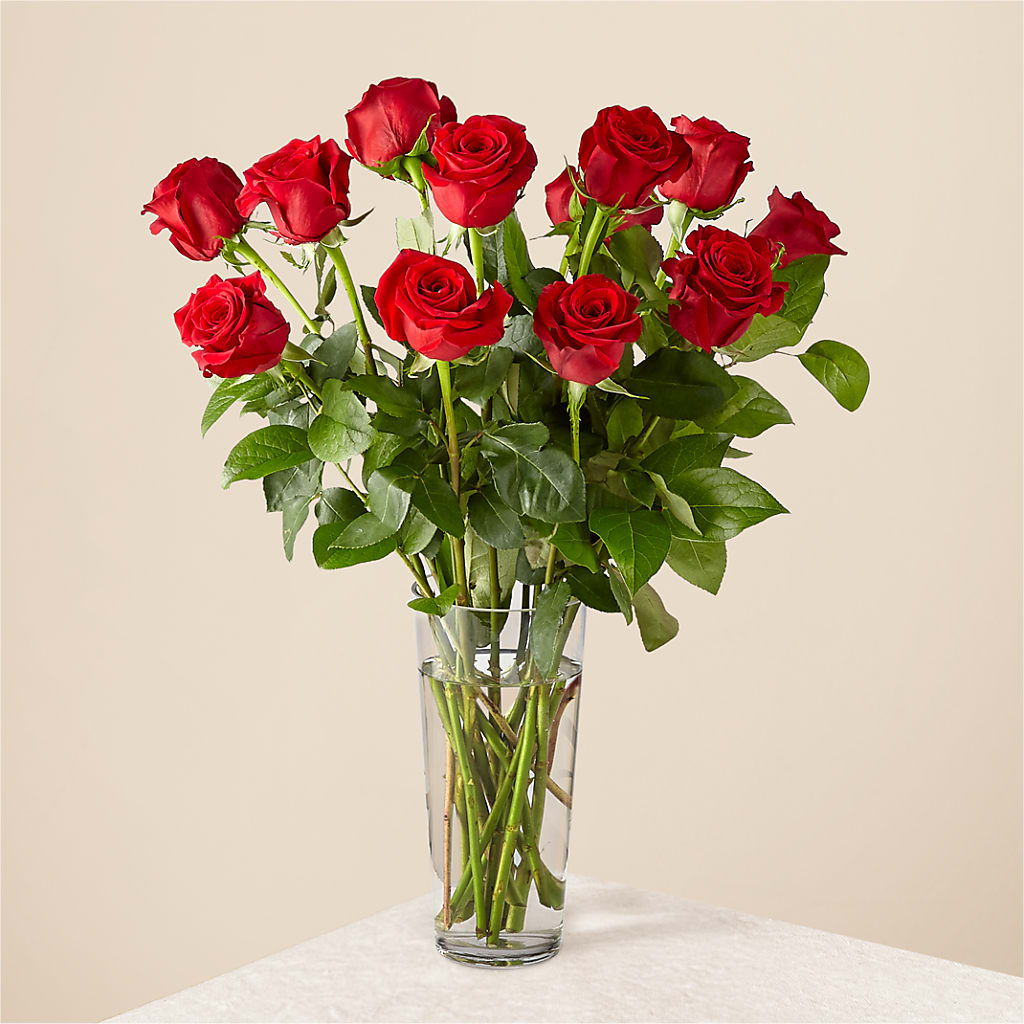 Long Stem Red Rose Bouquet – Sweet As Can Bee Florals, Baltimore MD