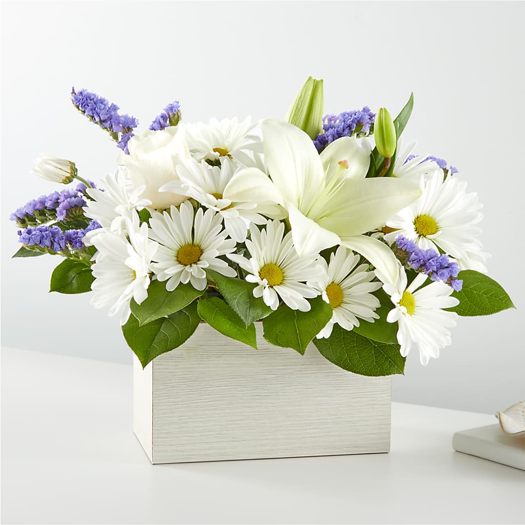 Beyond Blue Box Bouquet – Sweet As Can Bee Florals, Baltimore MD