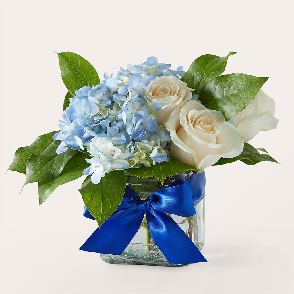 Sky Blue Delight Bouquet – Sweet As Can Bee Florals, Baltimore MD