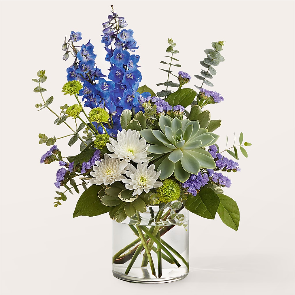 Cerulean Waves Bouquet – Sweet As Can Bee Florals, Baltimore MD