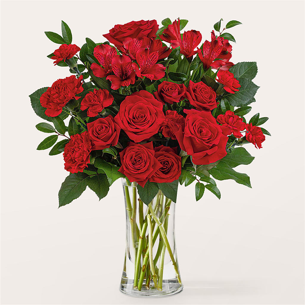 Brilliant Ruby Bouquet – Sweet As Can Bee Florals, Baltimore MD