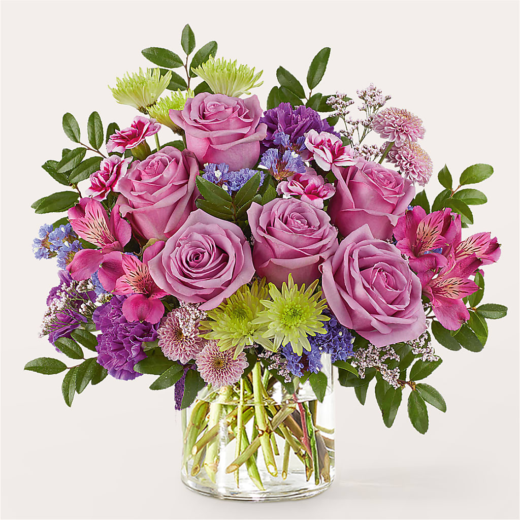 Glass Half Full Bouquet – Sweet As Can Bee Florals, Baltimore MD
