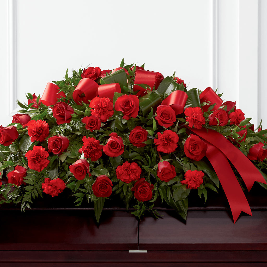 Tribute of Life Casket Spray – Sweet As Can Bee Florals, Baltimore MD