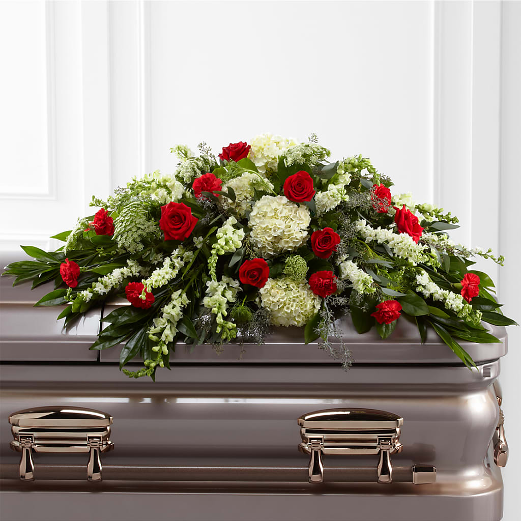 Sincerity Casket Spray – Sweet As Can Bee Florals, Baltimore MD