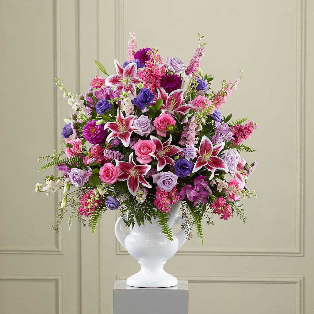 Peaceful Tribute Arrangement – Sweet As Can Bee Florals, Baltimore MD