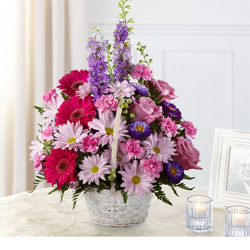 Pastel Peace Basket – Sweet As Can Bee Florals, Baltimore MD