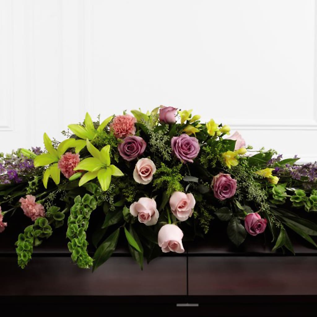 Forever Beloved Casket Spray – Sweet As Can Bee Florals, Baltimore MD