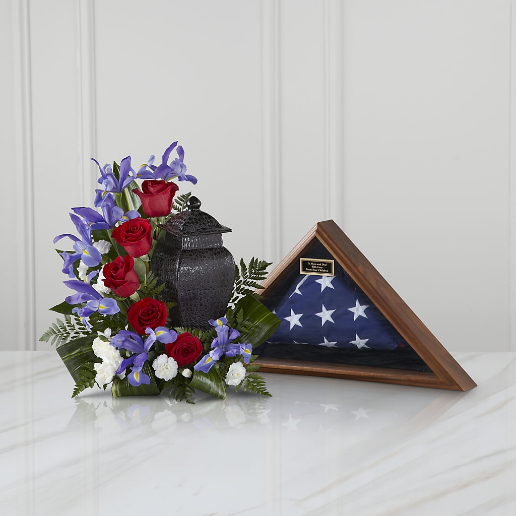Patriotic Tribute Arrangement – Sweet As Can Bee Florals, Baltimore MD