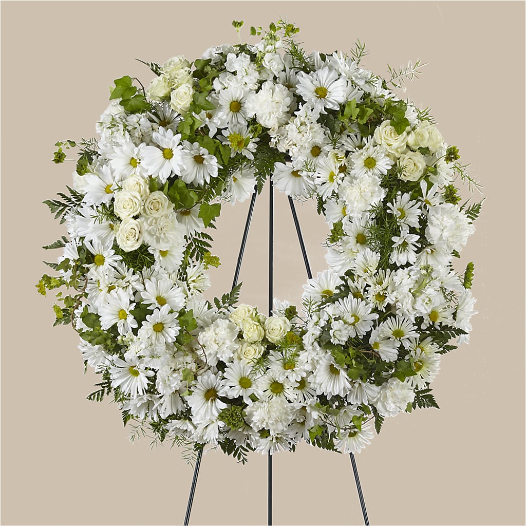 Faithful Wishes Wreath – Sweet As Can Bee Florals, Baltimore MD