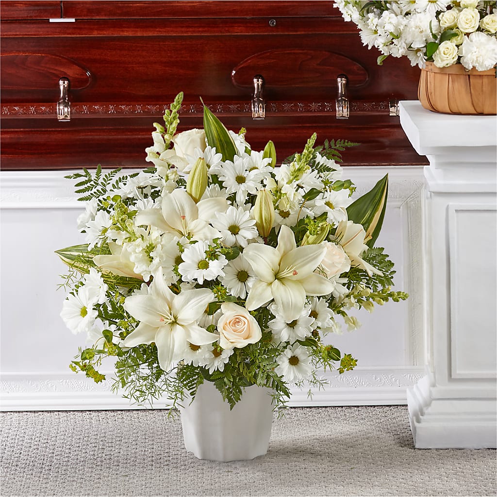 Thoughts of Tranquility Floor Basket – Sweet As Can Bee Florals, Baltimore MD