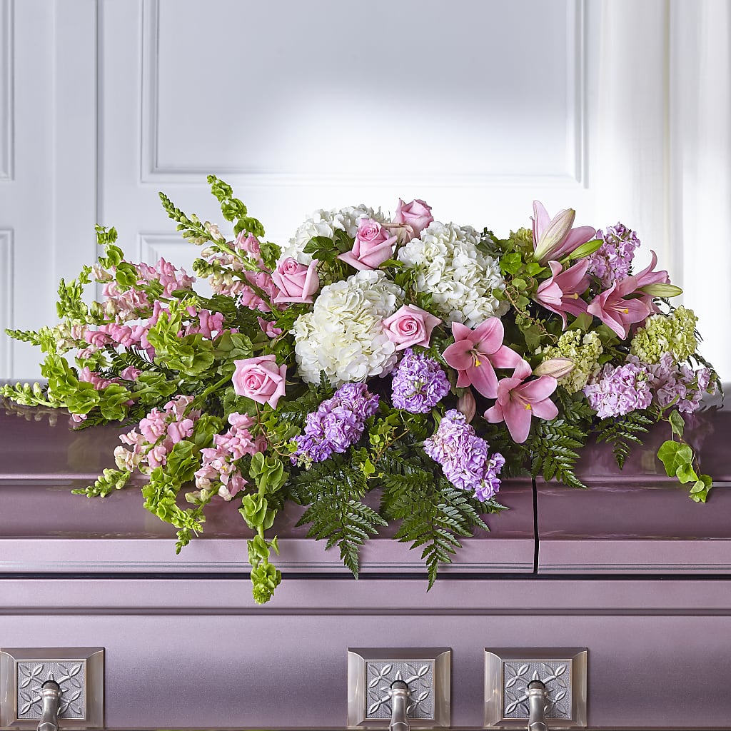 Life's Gratitude Casket Spray – Sweet As Can Bee Florals, Baltimore MD