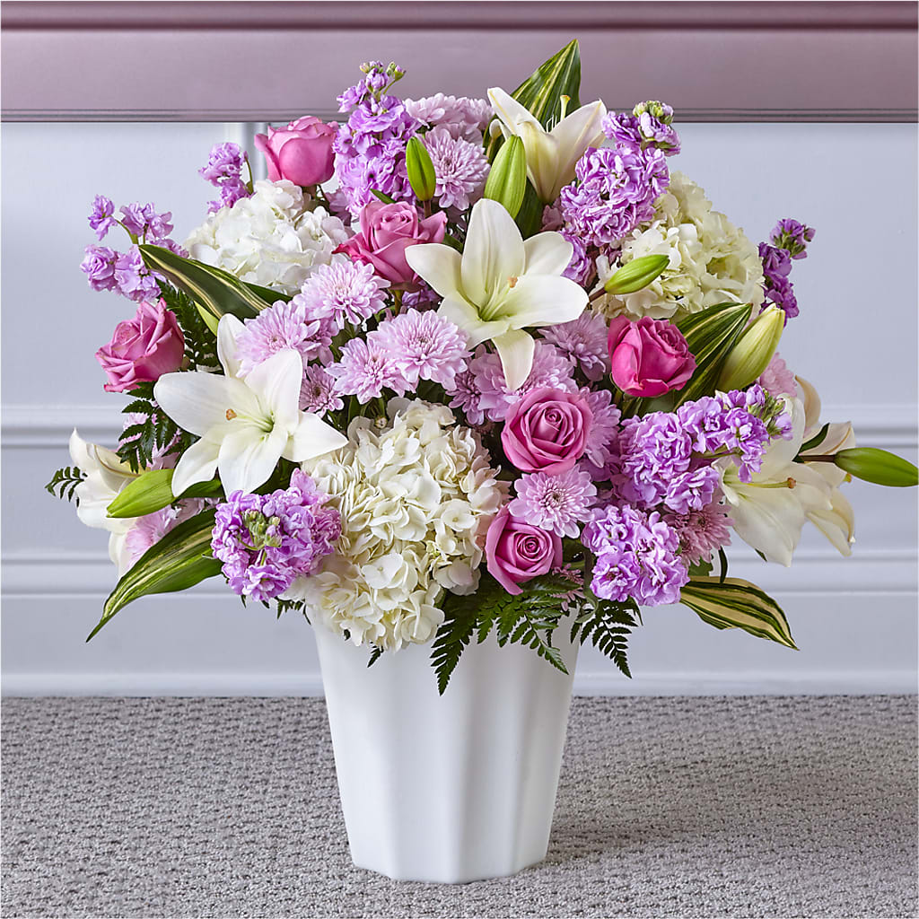 Heaven Sent Floor Basket – Sweet As Can Bee Florals, Baltimore MD