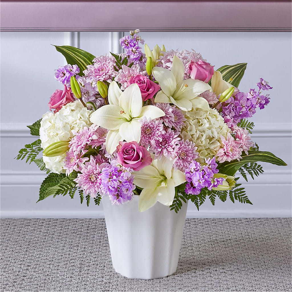 Heaven Sent Floor Basket – Sweet As Can Bee Florals, Baltimore MD