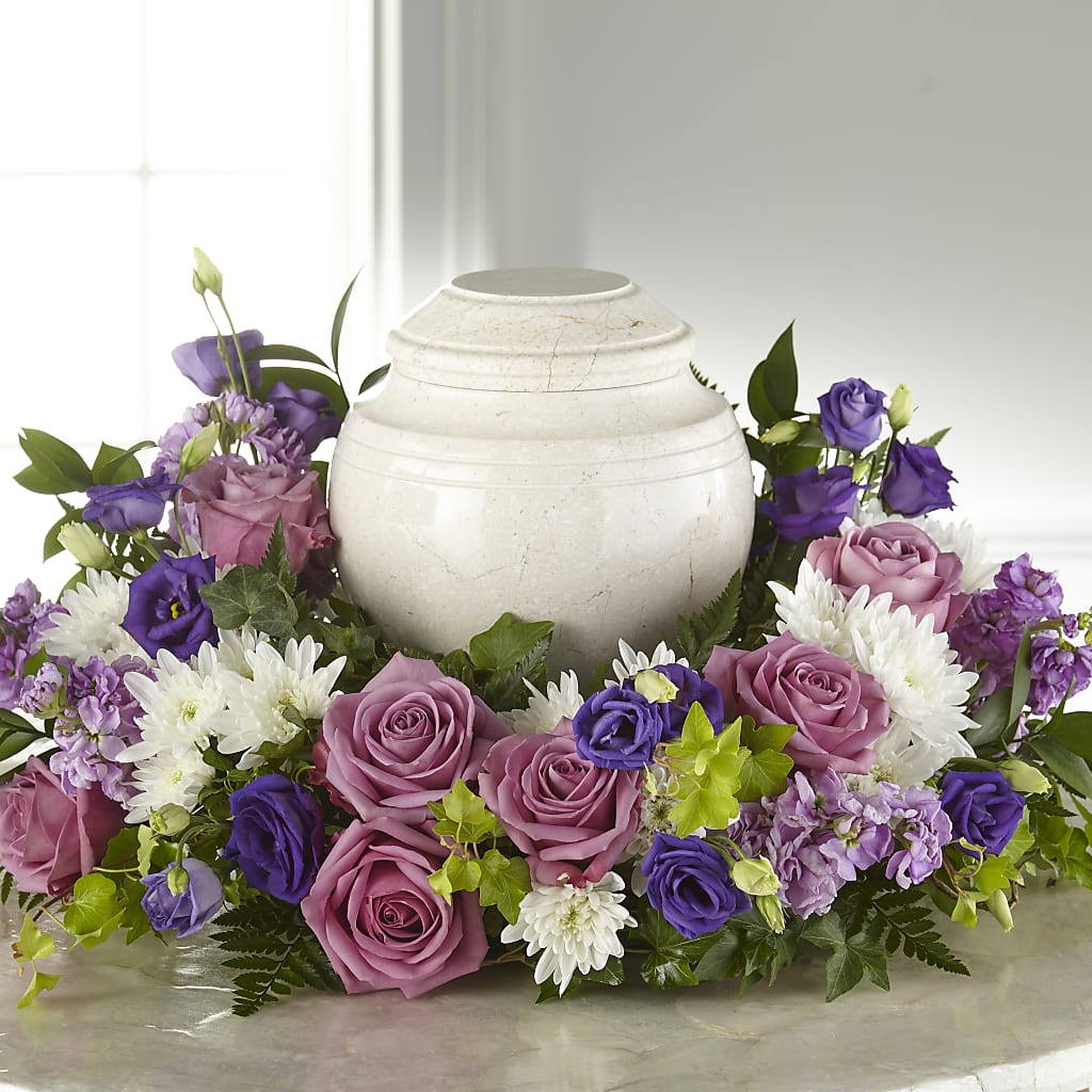 Blooming Sympathy Cremation Adornment – Sweet As Can Bee Florals, Baltimore MD