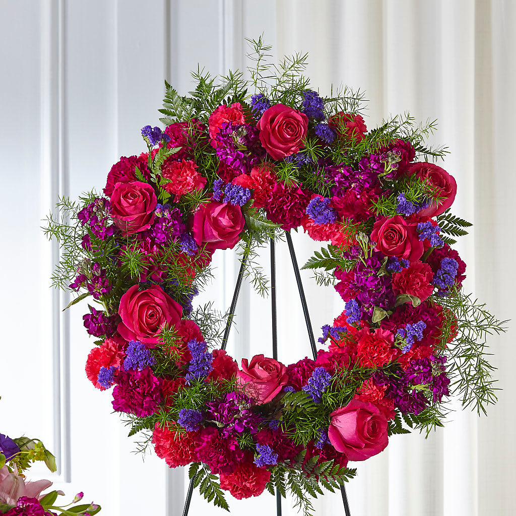 Calming Colors Wreath – Sweet As Can Bee Florals, Baltimore MD