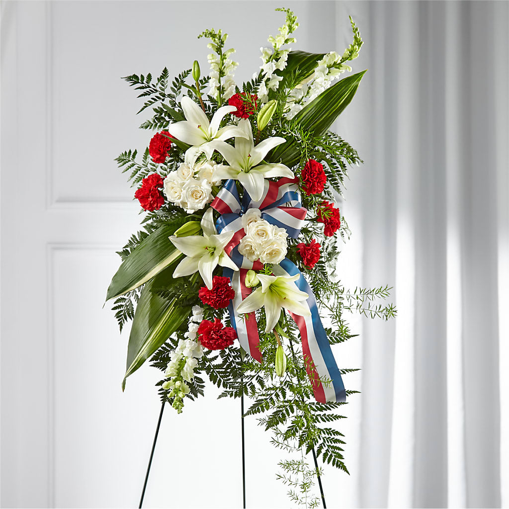Stars of Life Standing Spray – Sweet As Can Bee Florals, Baltimore MD