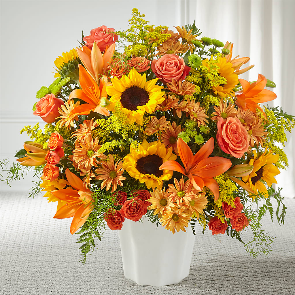 Harvest Thoughts Floor Basket – Sweet As Can Bee Florals, Baltimore MD