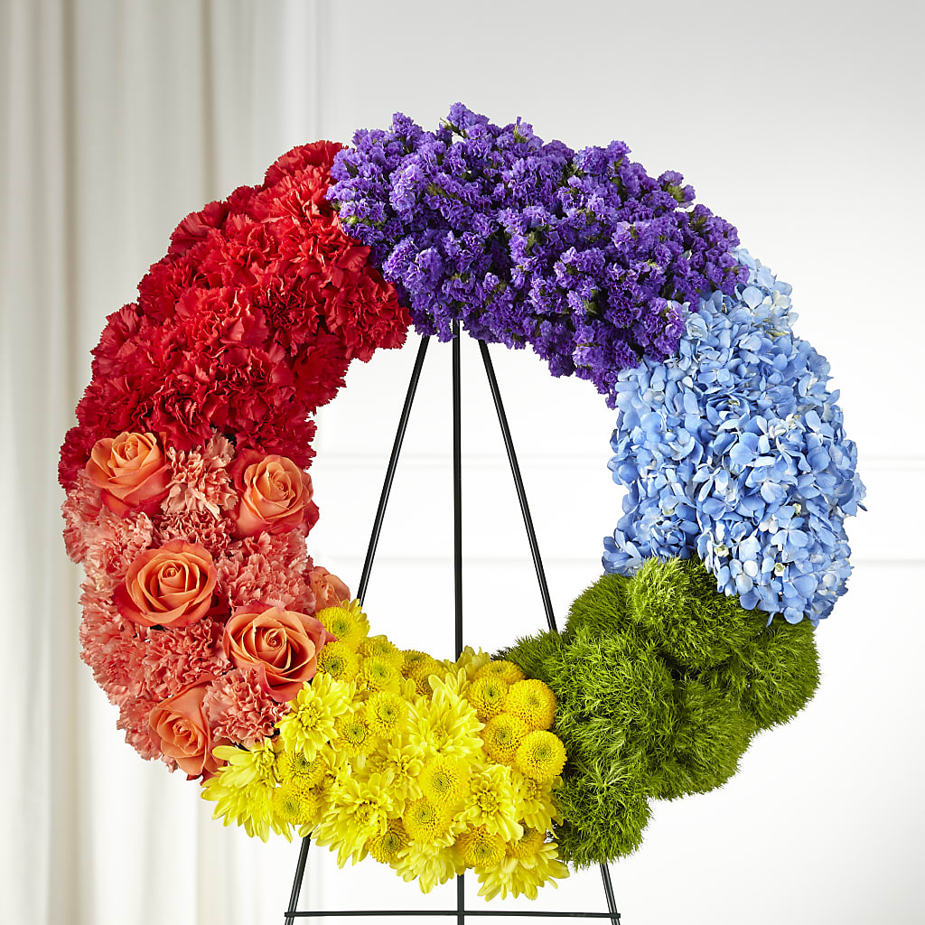 Circle of Love Wreath – Sweet As Can Bee Florals, Baltimore MD