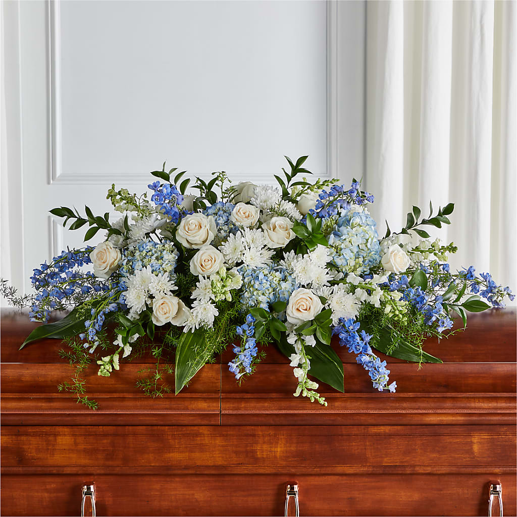 Timeless Essence Casket Spray – Sweet As Can Bee Florals, Baltimore MD