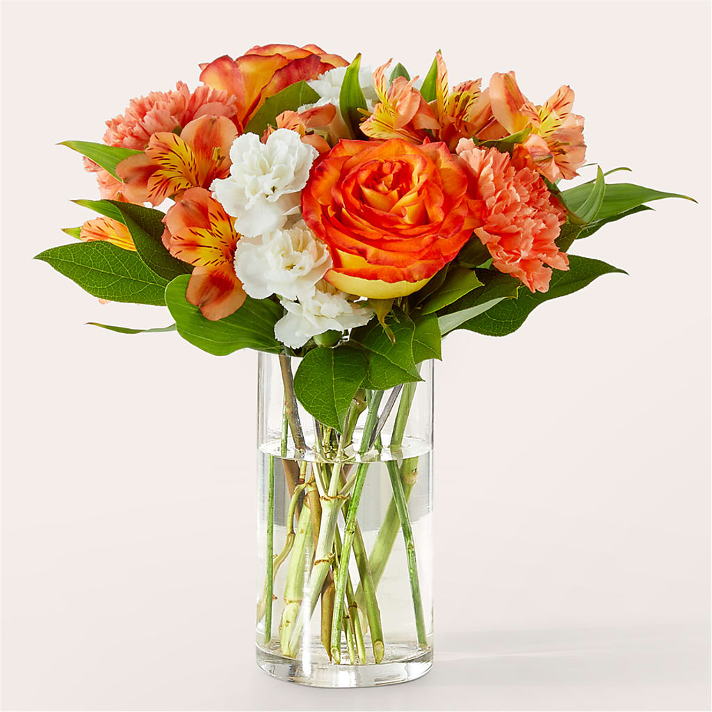 Apricot Glow Bouquet – Sweet As Can Bee Florals, Baltimore MD