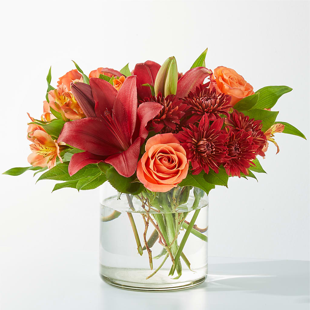 Crimson Leaves Bouquet – Sweet As Can Bee Florals, Baltimore MD