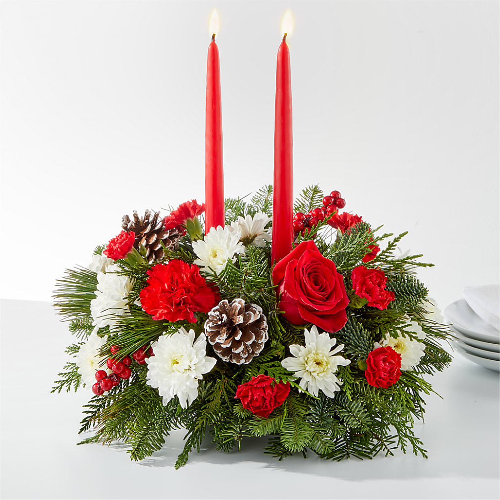 Holiday Soiree Centerpiece – Sweet As Can Bee Florals, Baltimore MD