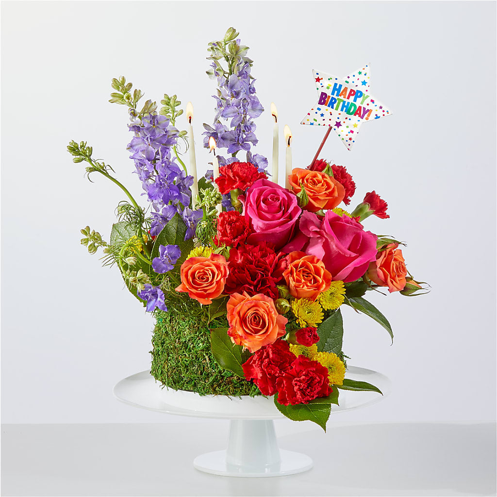 Best Year Yet Floral Cake – Sweet As Can Bee Florals, Baltimore MD