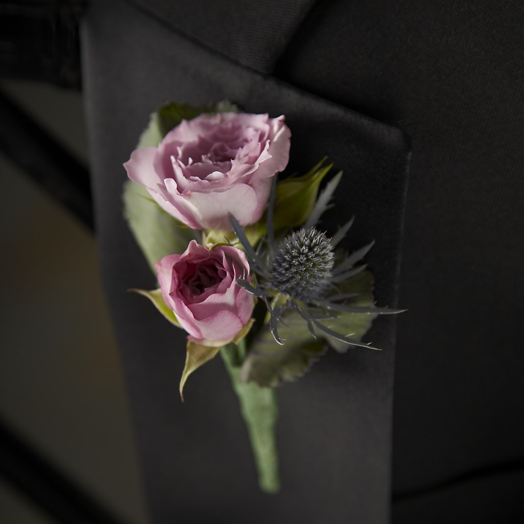 Veronica Boutonniere – Sweet As Can Bee Florals, Baltimore MD