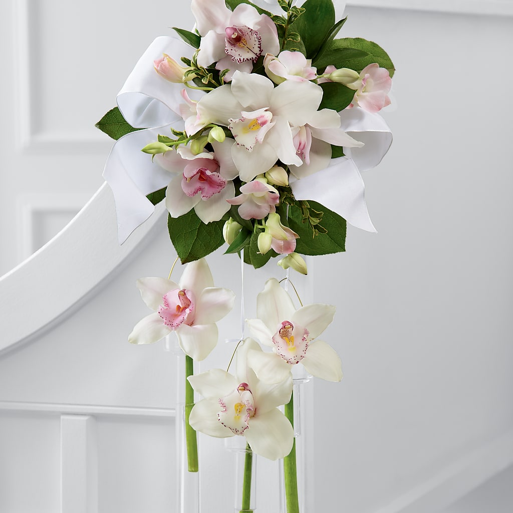 Perfect Entrance Pew Arrangement – Sweet As Can Bee Florals, Baltimore MD
