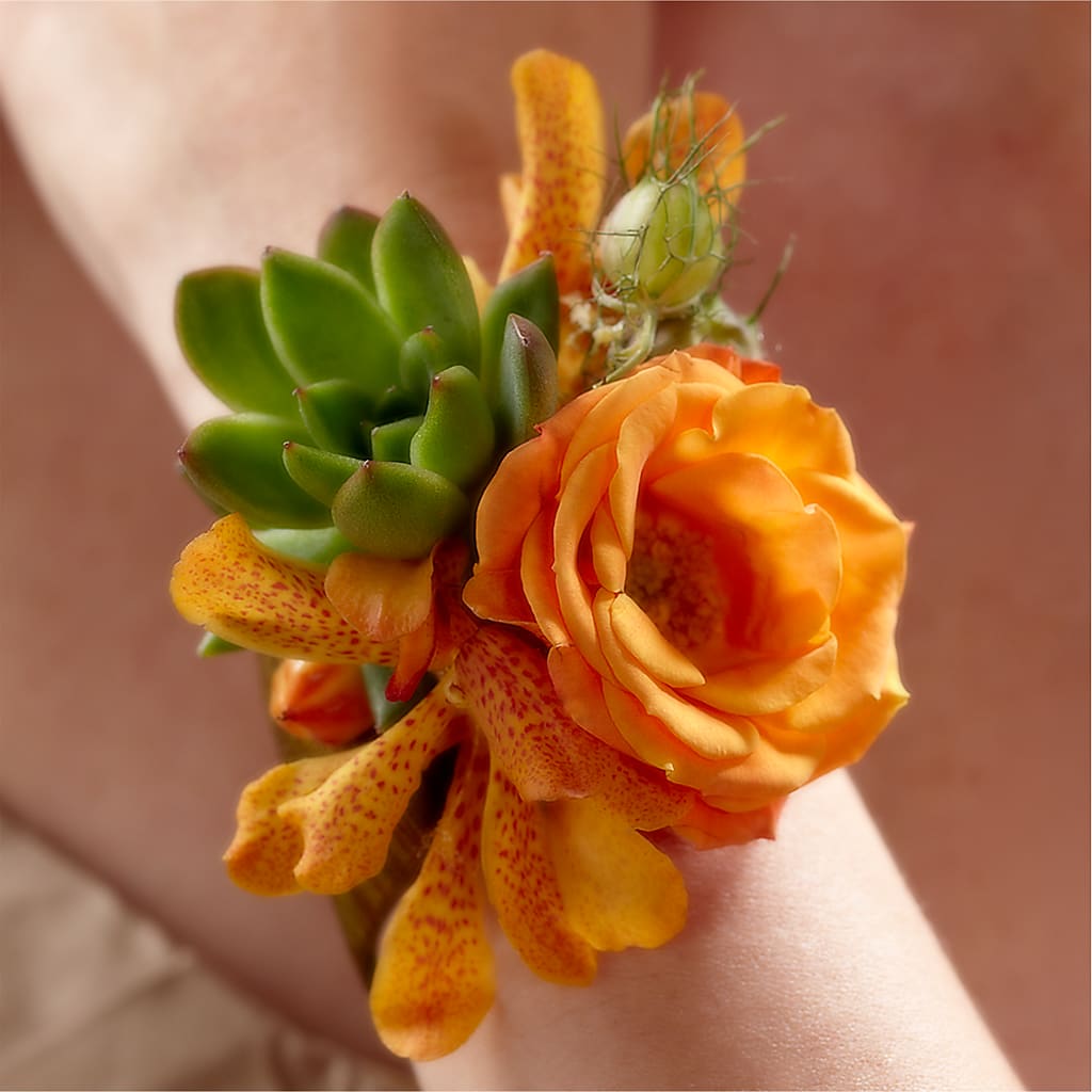 Irresistible Love Wrist Corsage – Sweet As Can Bee Florals, Baltimore MD