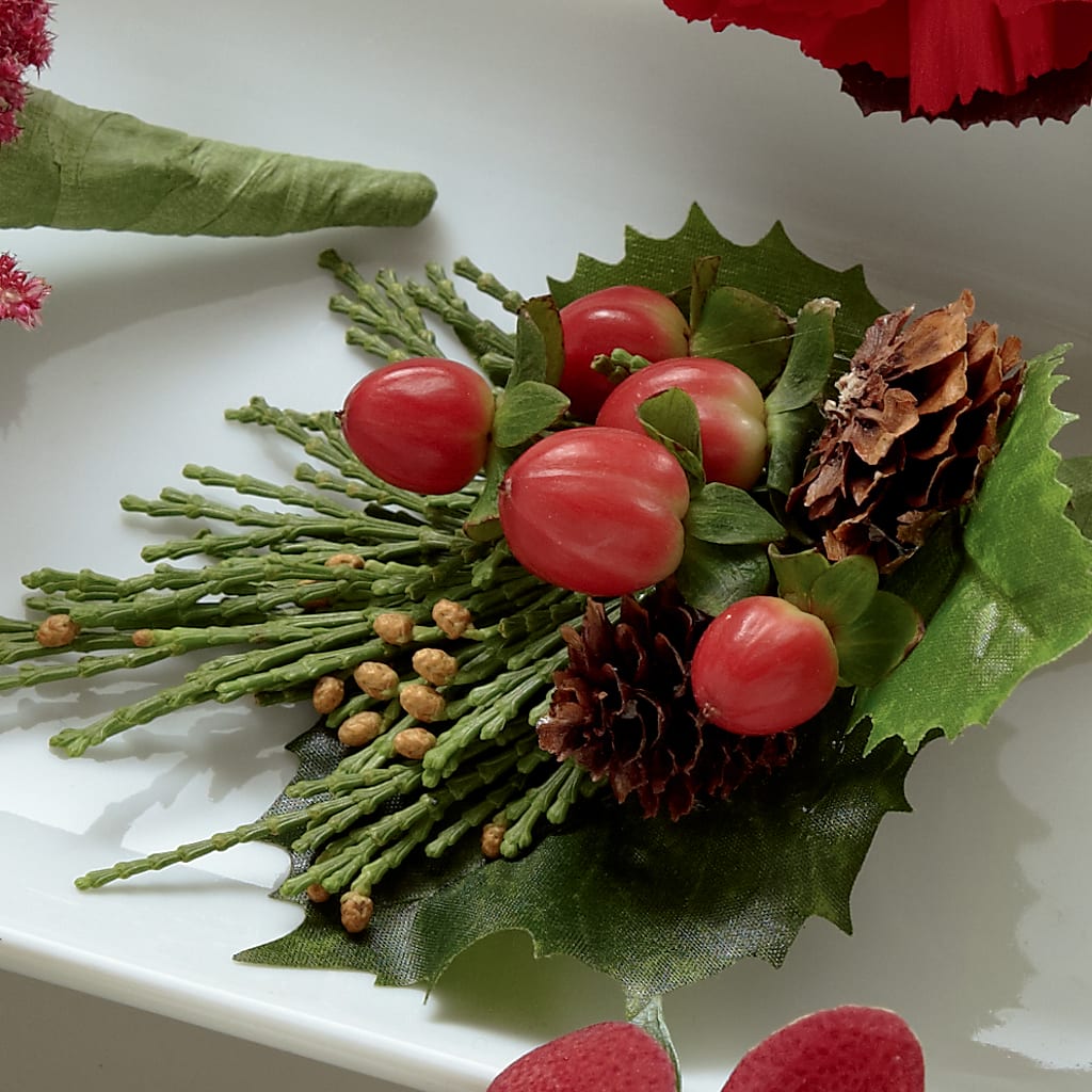 Red Berry Boutonniere – Sweet As Can Bee Florals, Baltimore MD