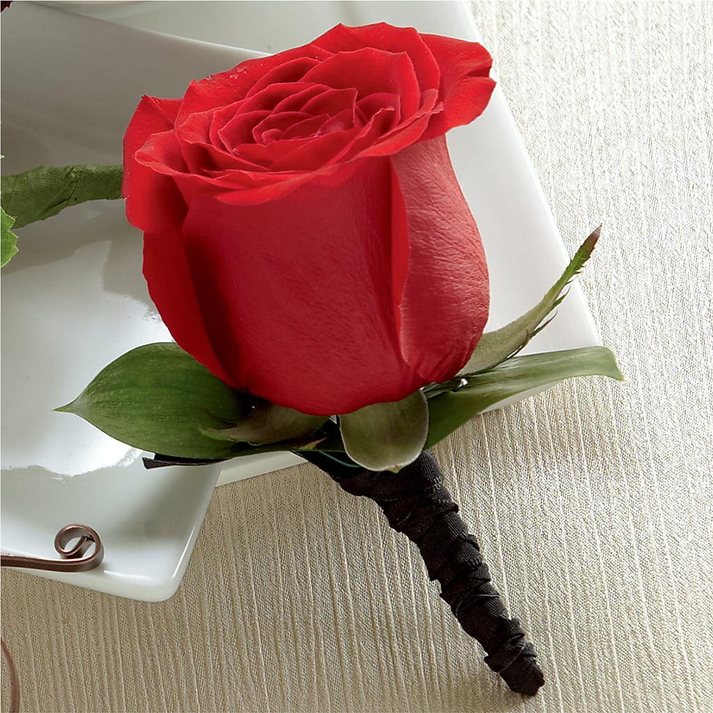 Red Rose Boutonniere – Sweet As Can Bee Florals, Baltimore MD