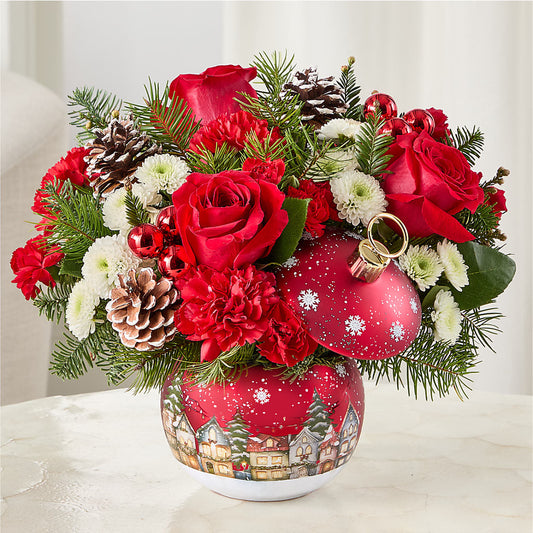 Christmas Carols Ornament –  Sweet As Can Bee Florals, Baltimore MD