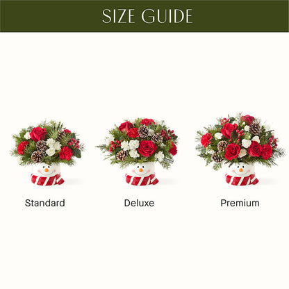 Jolly Snowman Bouquet –  Sweet As Can Bee Florals, Baltimore MD