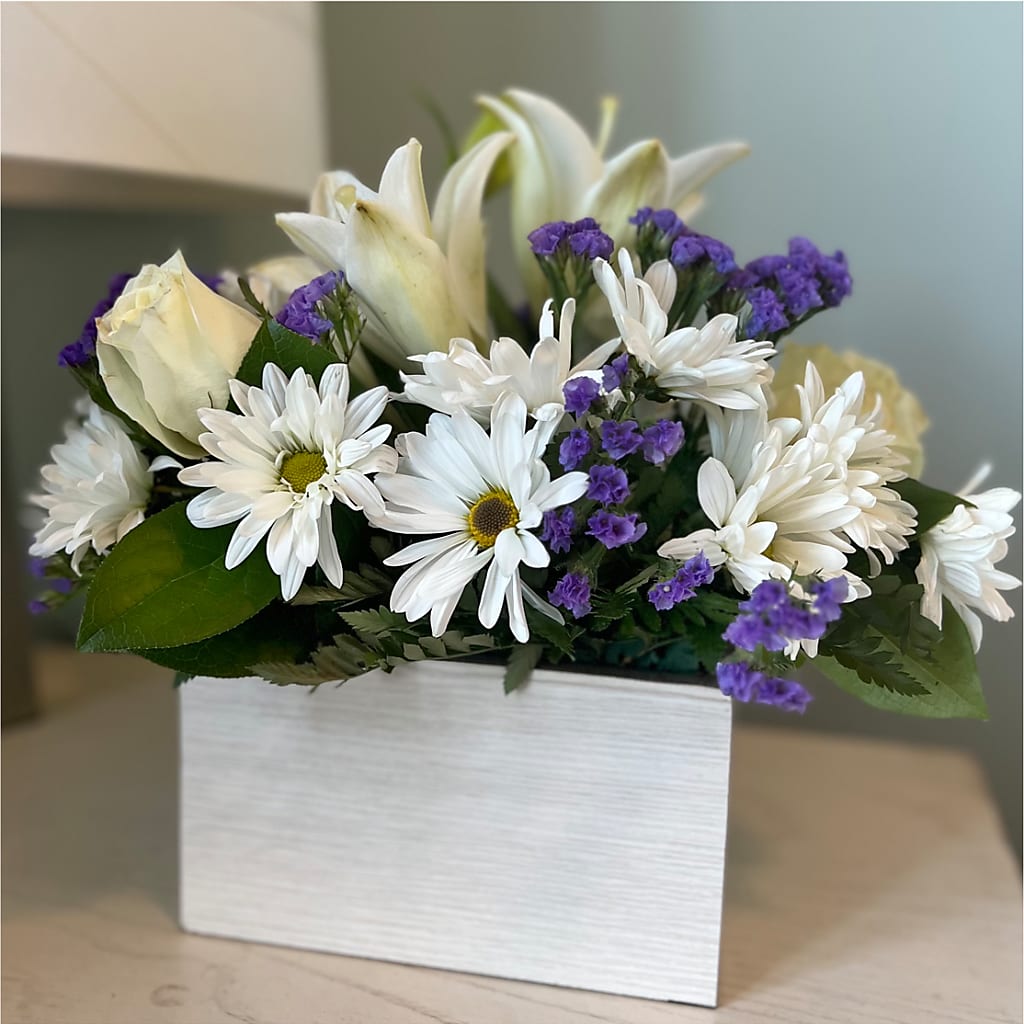 Beyond Blue Box Bouquet –  Sweet As Can Bee Florals, Baltimore MD