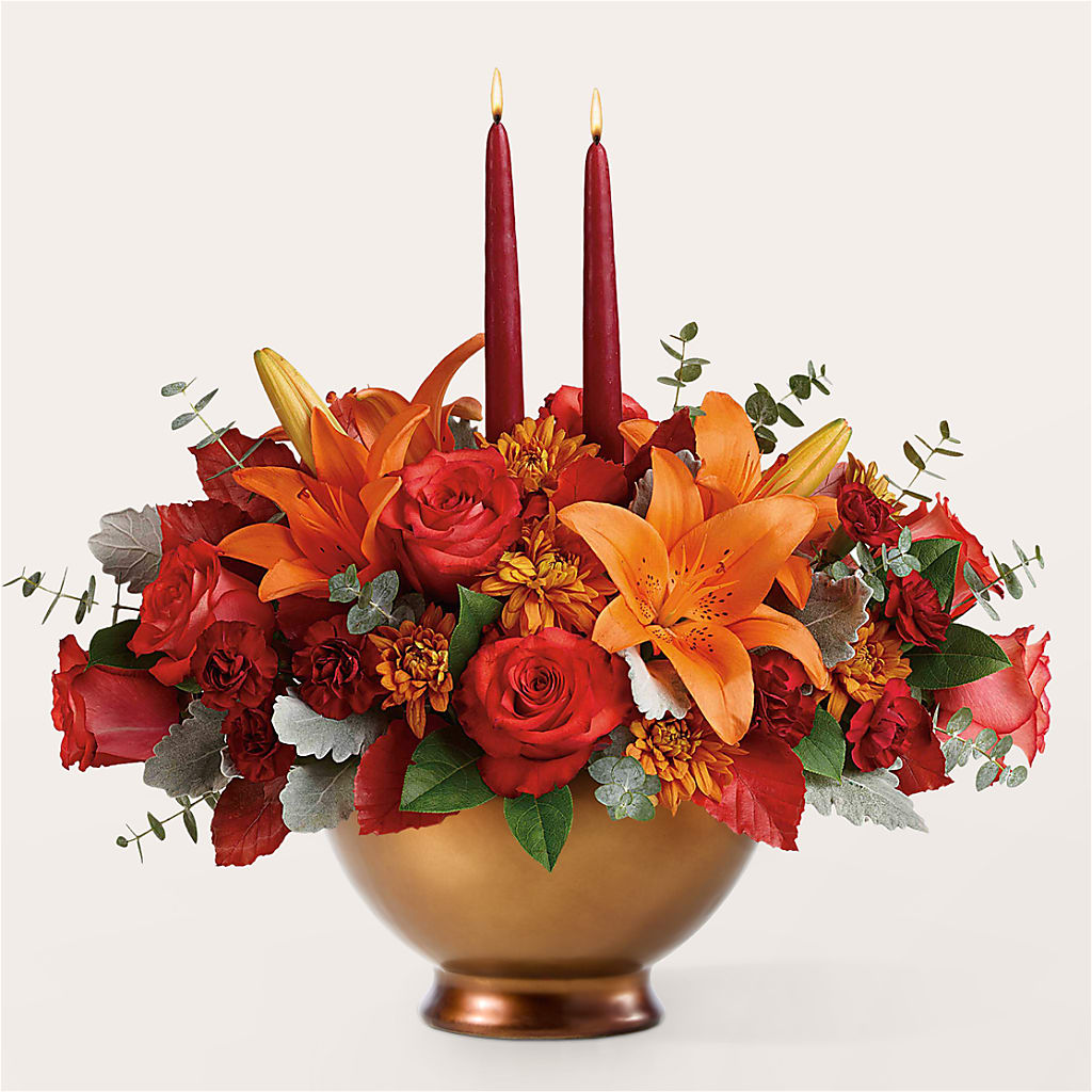 Fruits of Fall Centerpiece –  Sweet As Can Bee Florals, Baltimore MD