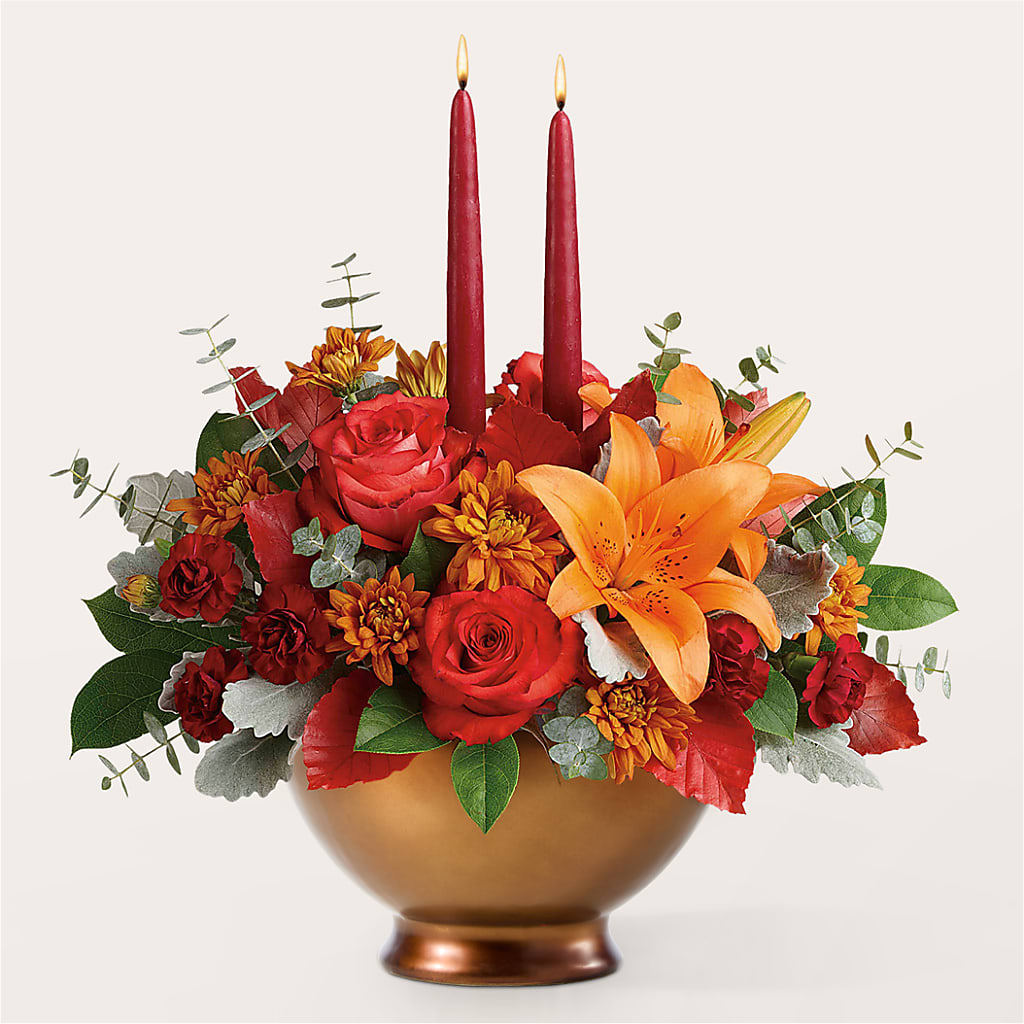 Fruits of Fall Centerpiece –  Sweet As Can Bee Florals, Baltimore MD