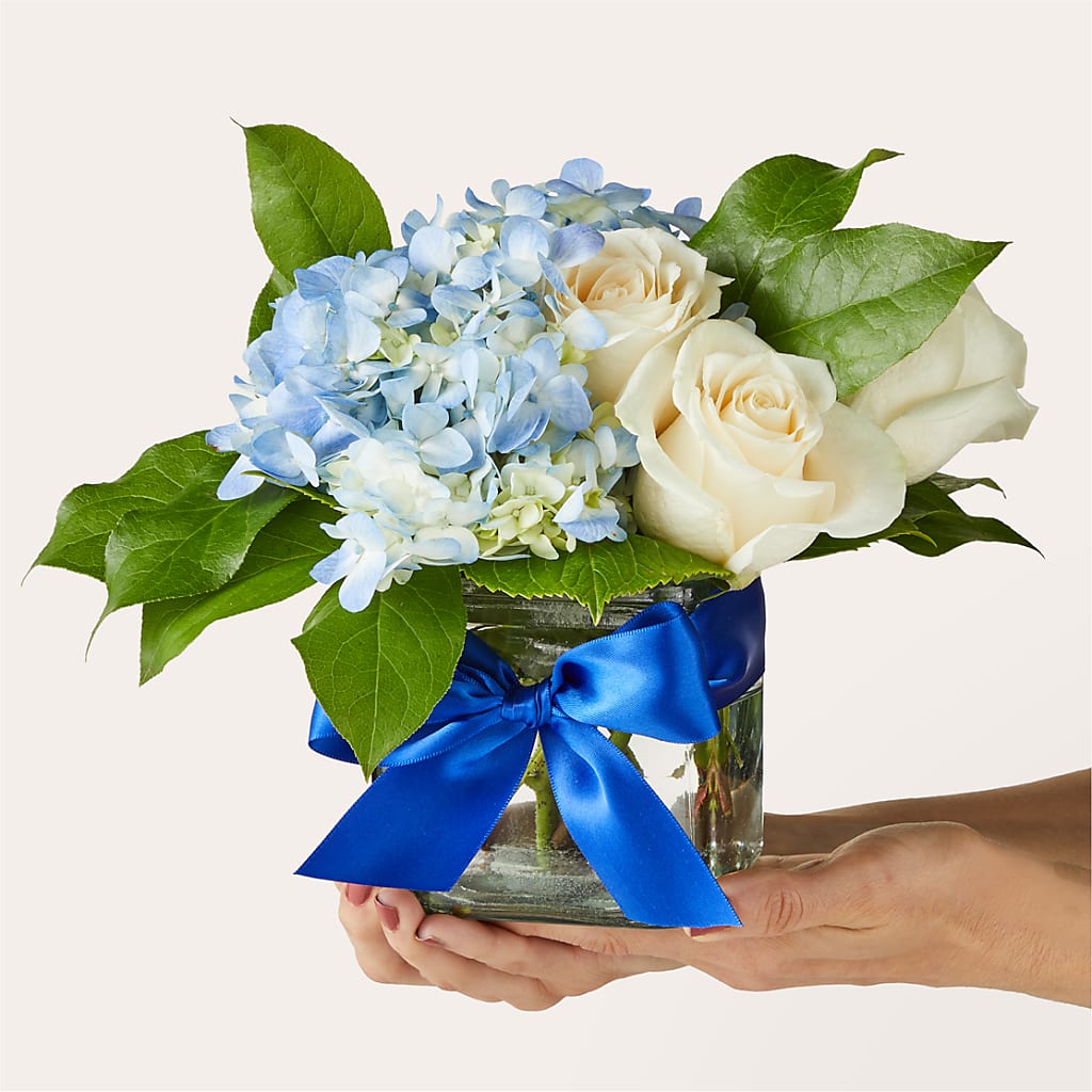 Sky Blue Delight Bouquet –  Sweet As Can Bee Florals, Baltimore MD
