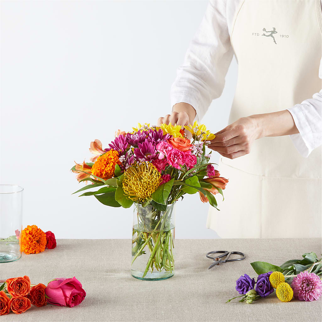 Feast of Color – A Florist Original –  Sweet As Can Bee Florals, Baltimore MD