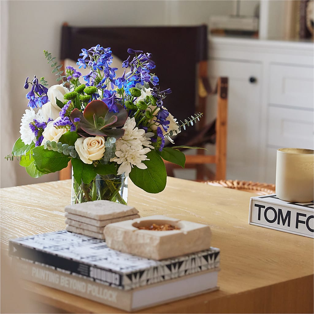 Cerulean Waves Bouquet –  Sweet As Can Bee Florals, Baltimore MD