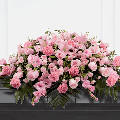Garden of Comfort Casket Spray (Standard) –  Sweet As Can Bee Florals, Baltimore MD