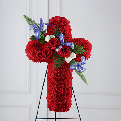 Faithful Hero Floral Cross –  Sweet As Can Bee Florals, Baltimore MD