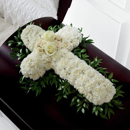 Peaceful Memories Casket Spray (Standard) –  Sweet As Can Bee Florals, Baltimore MD