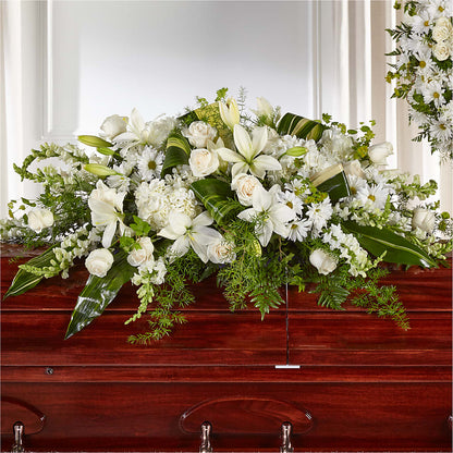 Abundance Casket Spray –  Sweet As Can Bee Florals, Baltimore MD