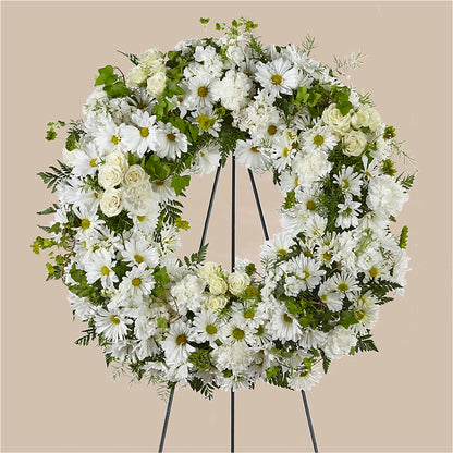 Faithful Wishes Wreath –  Sweet As Can Bee Florals, Baltimore MD