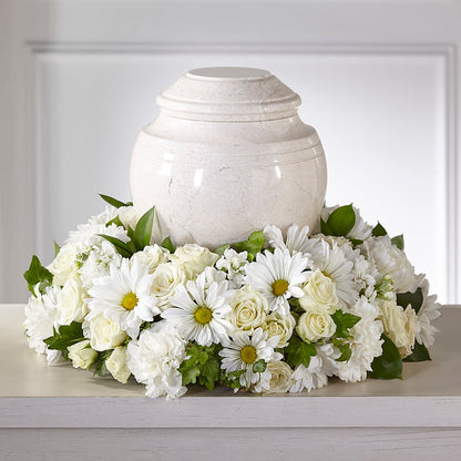 Ivory Gardens Cremation Adornment –  Sweet As Can Bee Florals, Baltimore MD