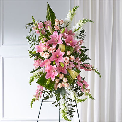 Elegant Embrace Standing Spray –  Sweet As Can Bee Florals, Baltimore MD