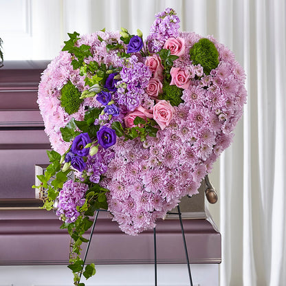 Treasured Love Standing Heart –  Sweet As Can Bee Florals, Baltimore MD