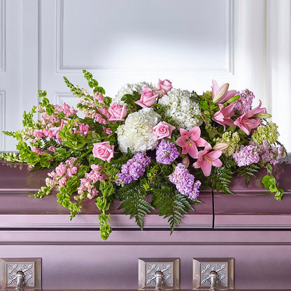 Life's Gratitude Casket Spray –  Sweet As Can Bee Florals, Baltimore MD